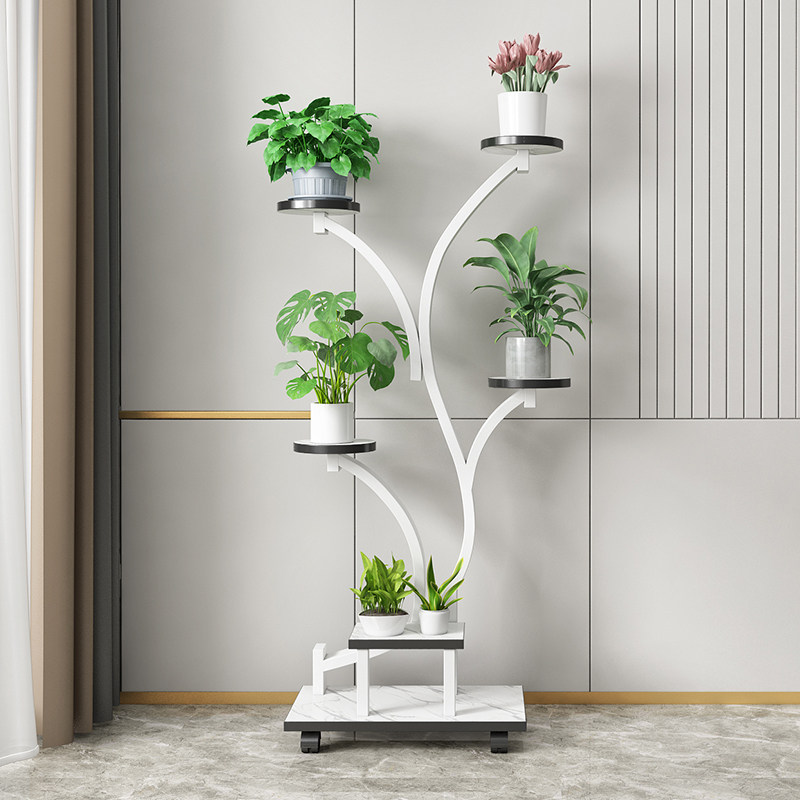 花架置物架阳台花架子客厅落地式简约现代网红室内花架