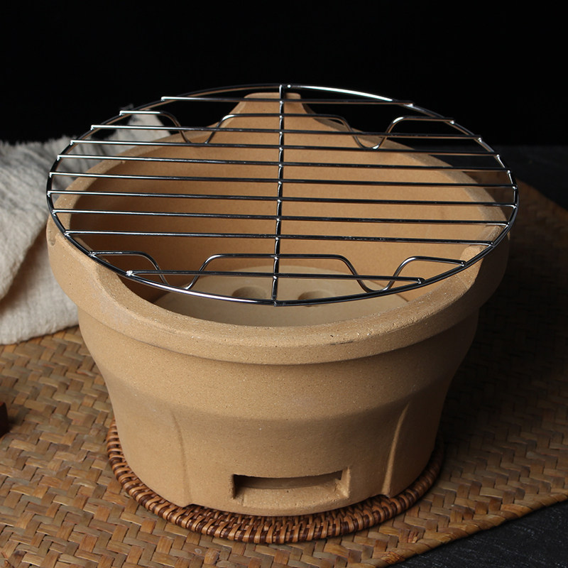 烧烤老式木炭炭炉家用烤炉陶瓷木碳商用烤肉烧烤炉