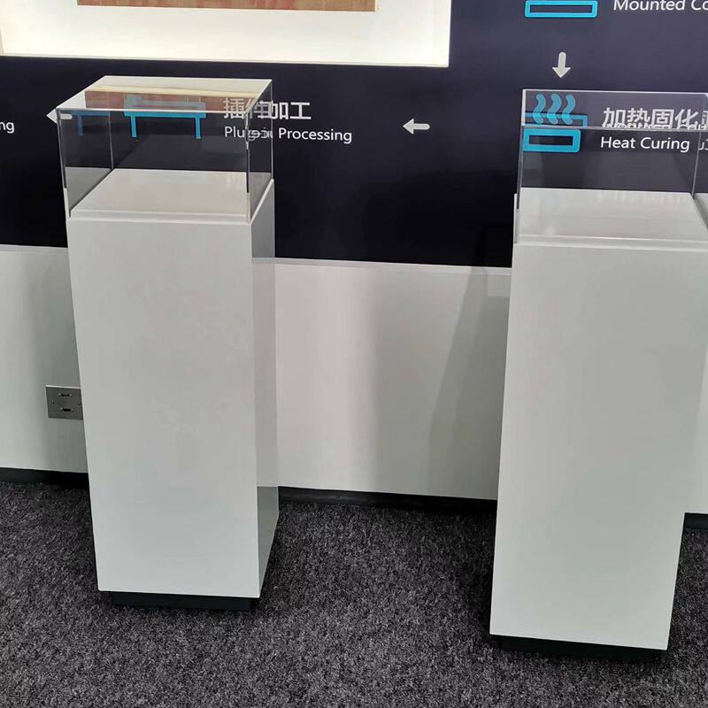 亚克力新款展台落地长方形展会展厅珠宝促销展柜商用展示柜
