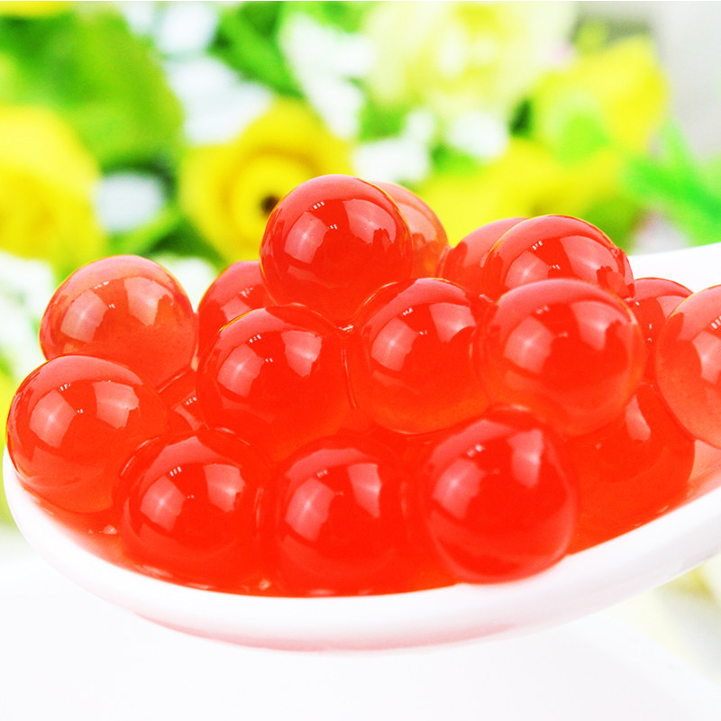 博多家园寒天魔豆草莓爆爆蛋3kg正品包邮果酱连锁加盟专用