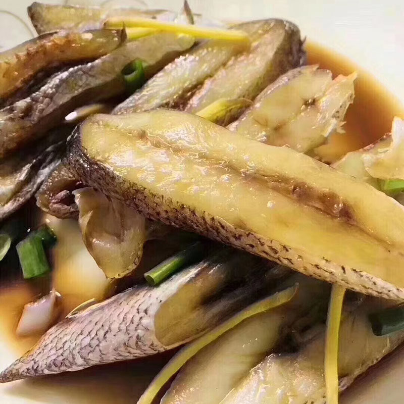 温州特产海鲜米鱼干鳘鱼段鮸鱼粒敏鱼鲞免鱼干货淡干不咸清蒸500g