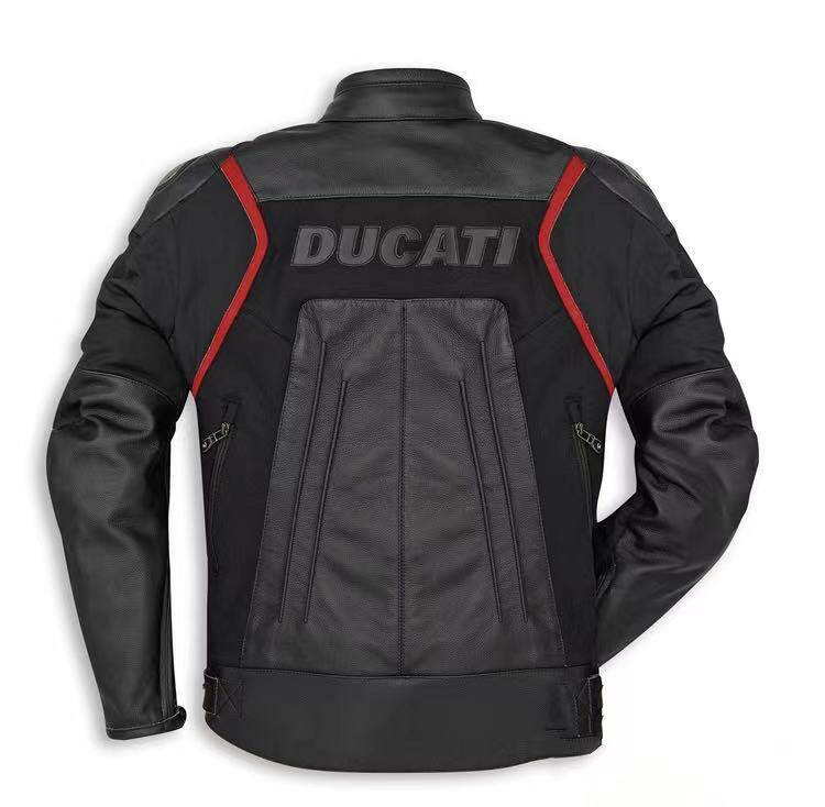 杜卡迪ducati原厂fighterc1摩托车春夏季骑行皮衣合金赛车服
