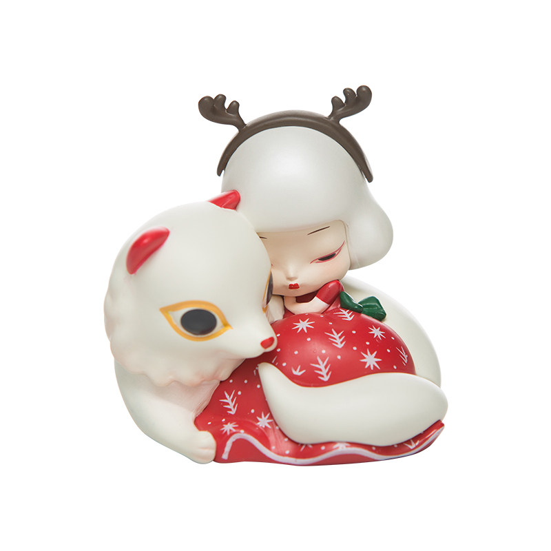 白夜童话圣诞节装饰新年猫将军公仔摆件sure家居
