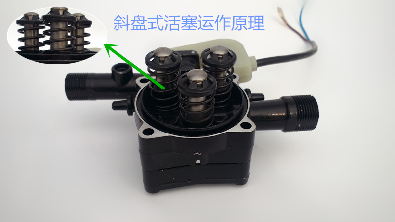 高压洗车机家用220v电动车载洗车器清洗机便携洗车泵白马泵头配件
