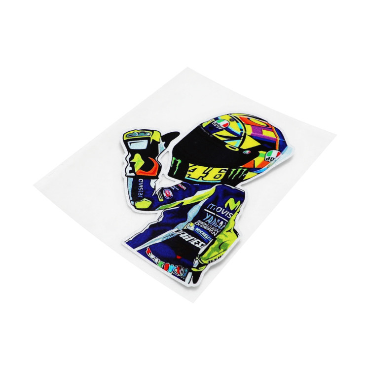 rossi贴花 饰反光贴花 装 电动摩托车改装 卡通人物贴纸 46号罗西q版