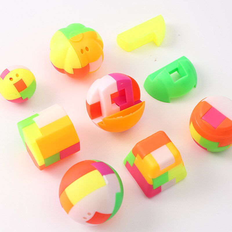 创意智力拼装球迷迷你儿童益智拼插积木玩具塑料积木