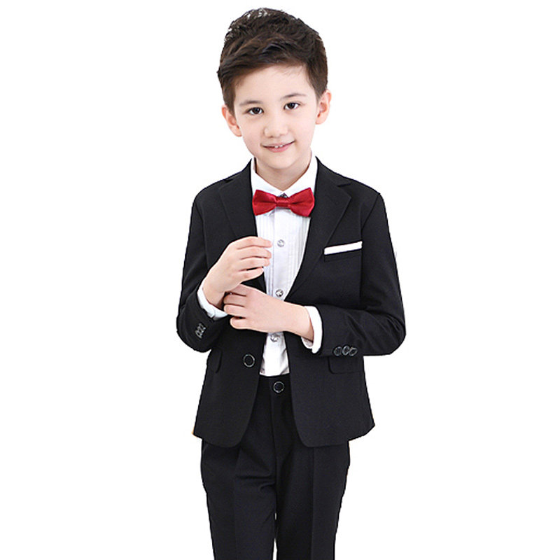 儿童小西西装套装男童中大小学生演出服韩版花童西服