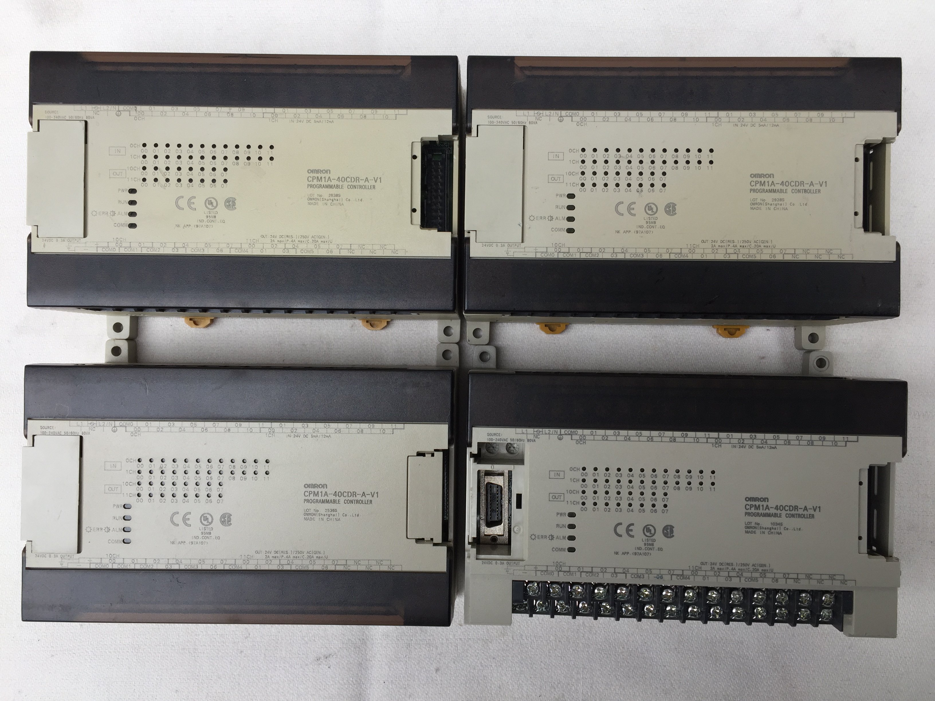 原装正品omron欧姆龙plc可编程控制器cpm1a40cdrav1拆机二手plc