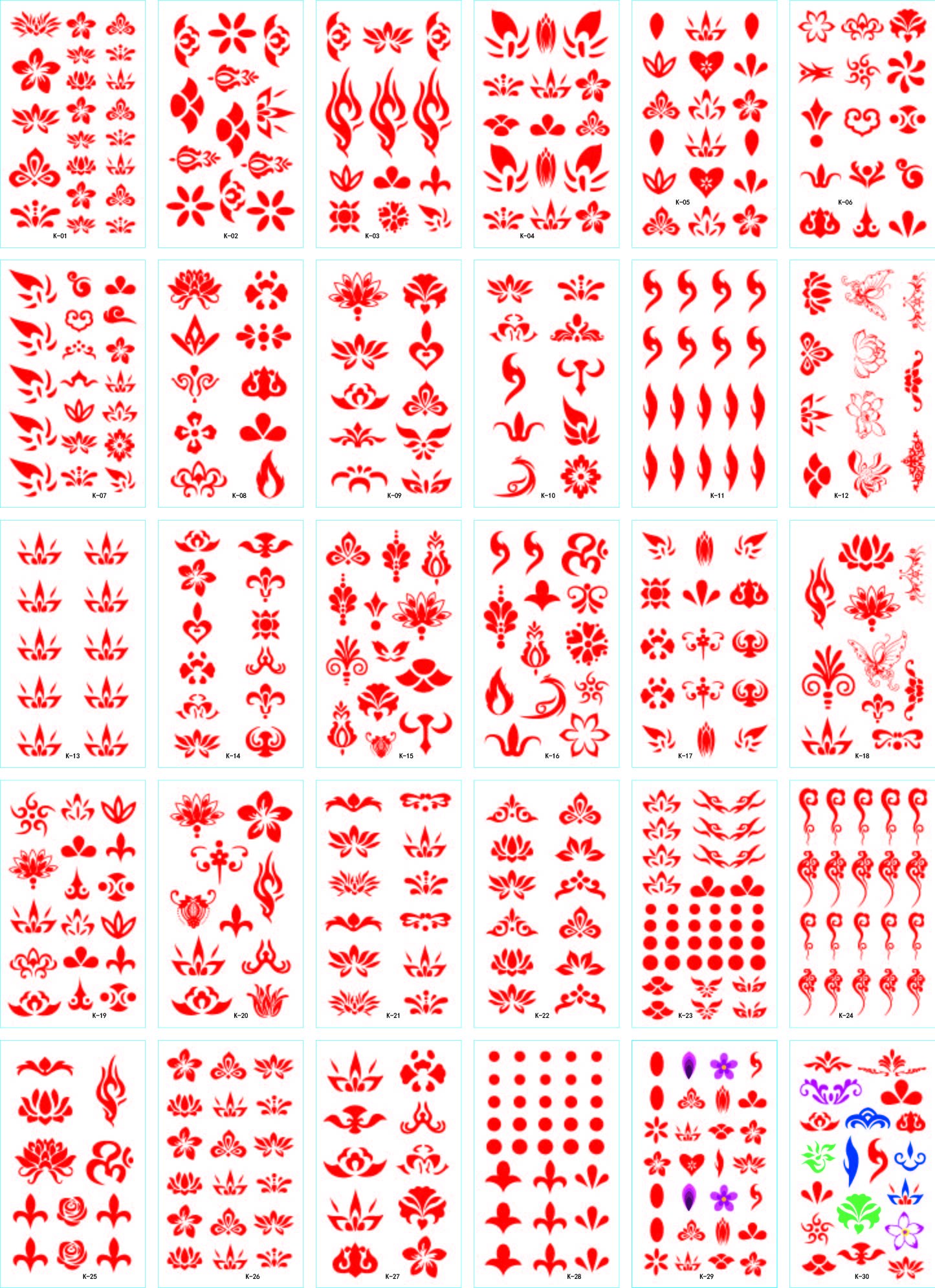 花钿美人贴纸电视剧影楼额头性感写真持久贴纸