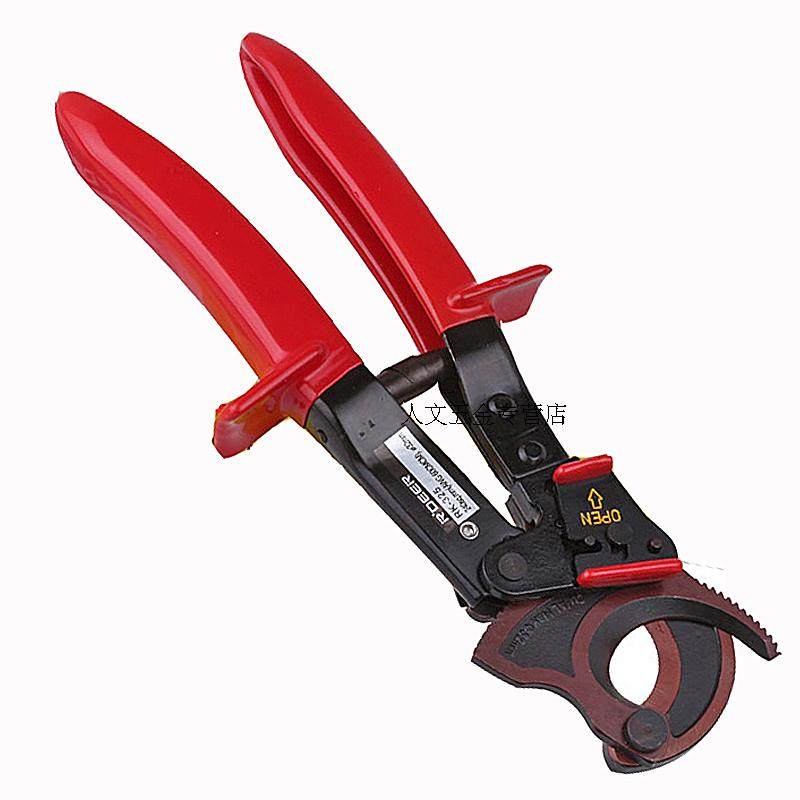 rdeer飞鹿工具 棘轮电缆剪 400mm 线缆剪 电线剪 剪线钳 rk-325_双氙