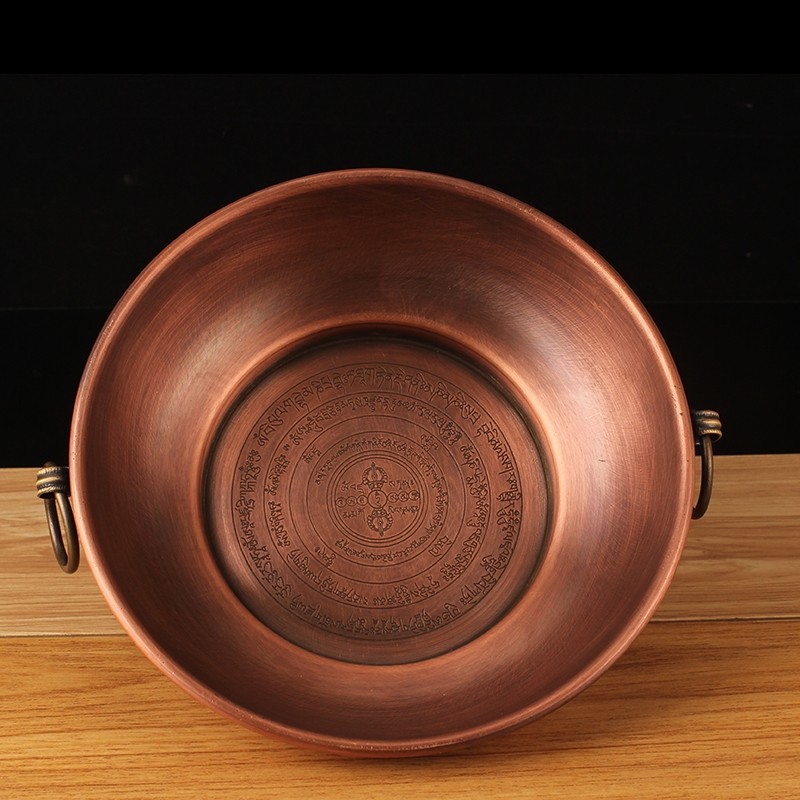 烟供烟供盘火供盘施食盘纯铜焦烟中阴解脱咒轮坛城香薰炉