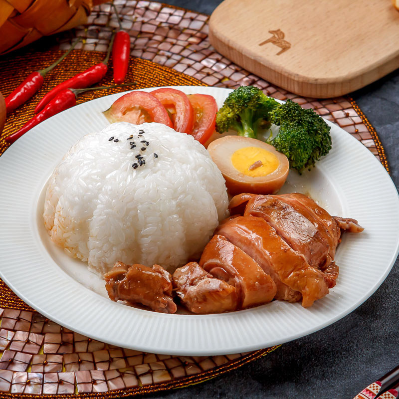 广州蒸烩煮方便料理包广式豉油鸡130g快速食品快餐便当即热速食饭