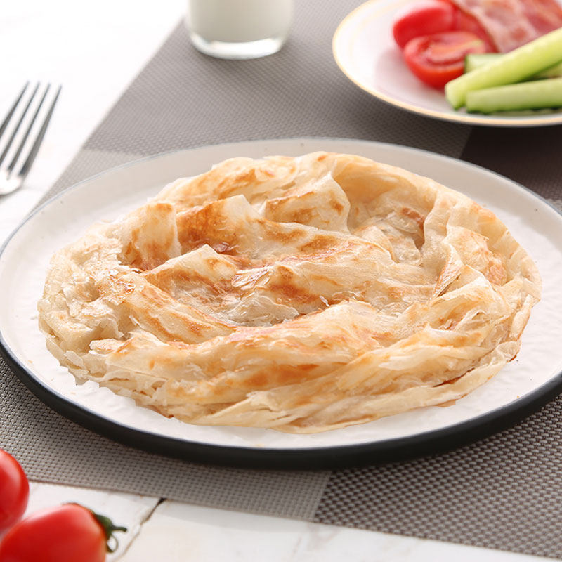 手抓饼商用摆摊120克g大号手抓饼皮整箱批商用100片原味大面饼皮