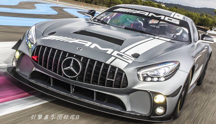 amggt引擎赛车个性拉花奔驰a45c63挡风玻璃汽车装饰贴