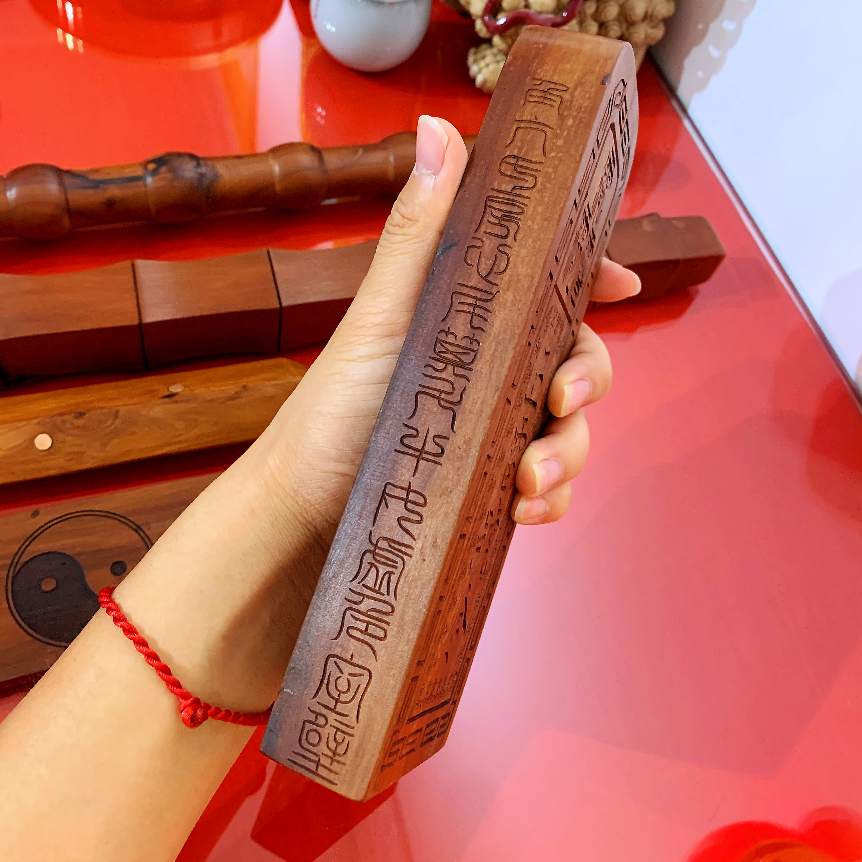 古道斋包复古祭炼雷击木枣木雕雕刻五雷号令木雕