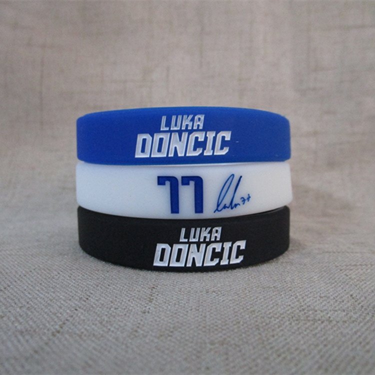 篮球nba独行侠东契硅胶手环夜光手腕腕带绳带篮球球迷用品