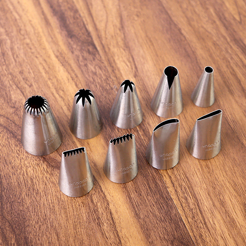 三能屋诺裱花不锈钢玫瑰花曲奇泡芙排花嘴sn7082sn7092裱花嘴