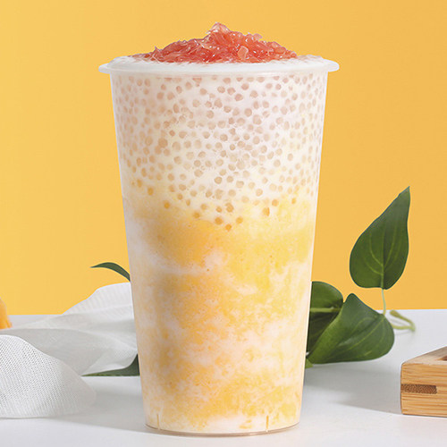 杨枝茶店捞富水果露水西米原料奶茶甘露椰浆冲饮果汁