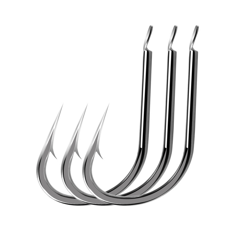 鱼钩歪嘴伊豆鱼钩散装有倒刺渔具钓鱼用品装备鲫鱼钩鱼钓钩子野钓-图4