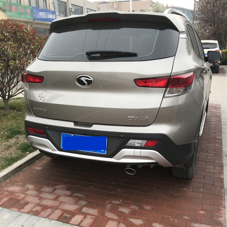 1619款东南dx3改装排气管尾喉专用不锈钢尾嘴装饰尾喉