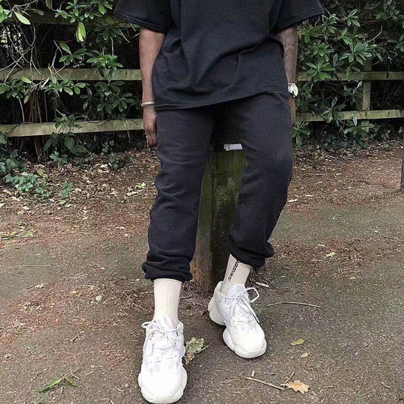 yeezyseason6椰子kanye侃爷同款潮牌加绒保暖抗寒卫裤