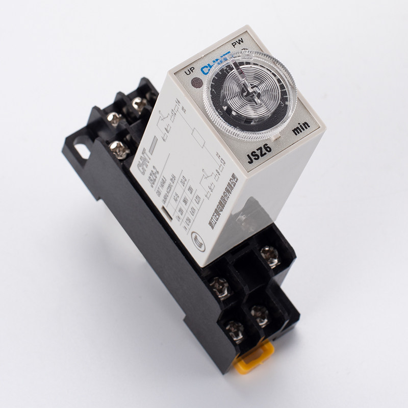 通电正泰jsz62延时时间继电器h3y延迟控制直流时间继电器