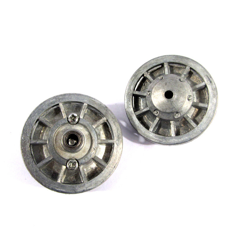 配件 坦克3818全金属诱导轮轴承版 mato德国虎式 履带驱动轮升级改装 