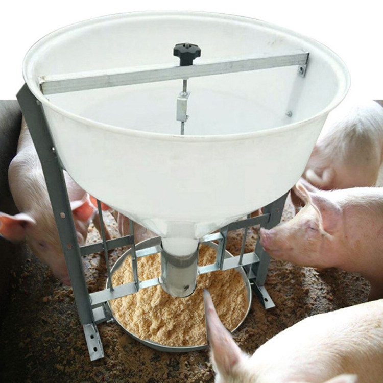 猪料食槽育肥小猪大猪自动饲料料槽猪食不锈钢畜牧