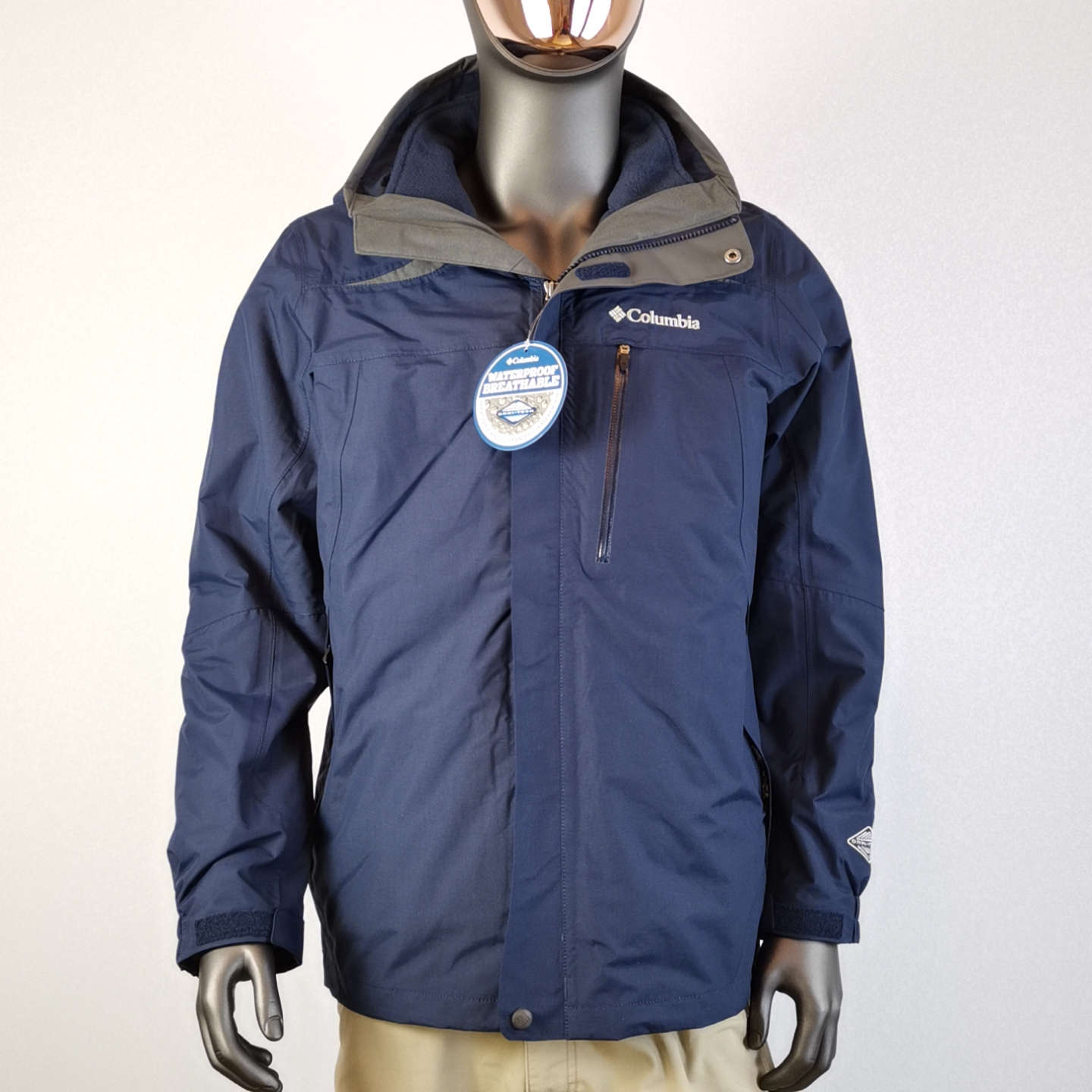 Columbia哥伦比亚防风防水抓绒内胆三合一冲锋衣男PM7784-7951