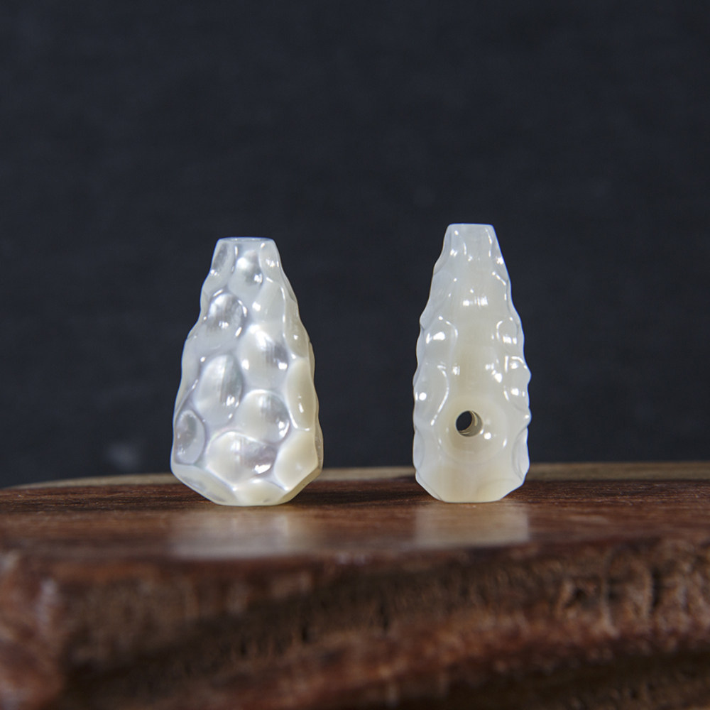 螺钿鱼骨藏式佛塔一体三通手串佛头陨石石坑其他diy饰品配件