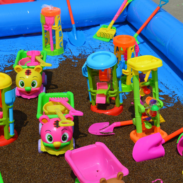 新货高品质决明子游乐场儿童沙池玩具沙白色塑料沙玩沙玩具沙子
