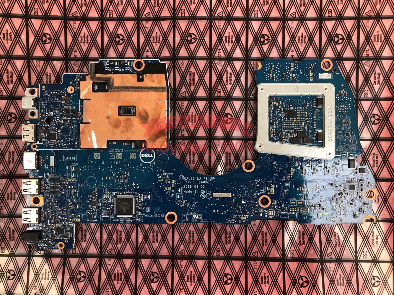 主板戴尔dellg335793779i7-8750gtx1060gtx1050ti笔记本零部件