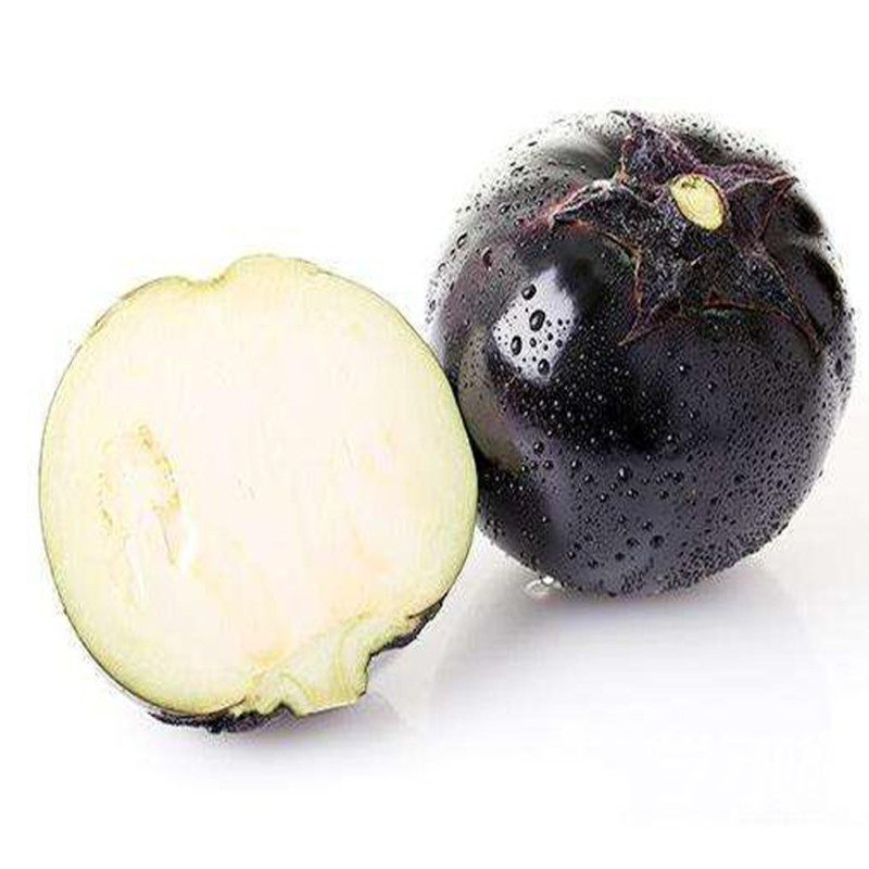 山东原产地农家圆茄子现摘新鲜蔬菜时令绿色天然圆茄紫茄子5斤