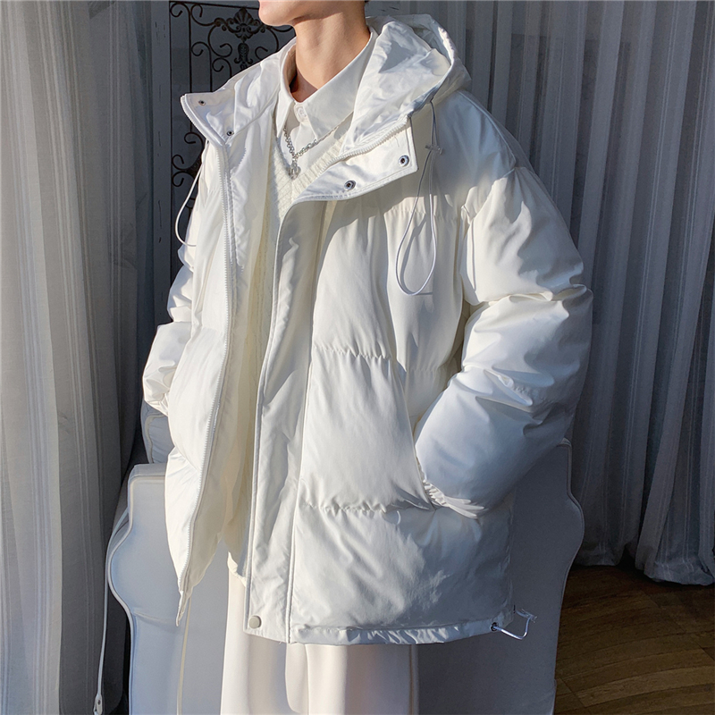 棉衣男士冬装2021新款潮流棉服面包服冬季外套加厚高级感连帽棉袄