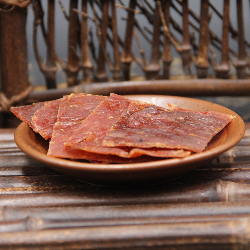 包邮靖江特产正宗原厂双鱼牌猪肉脯308g负片自然片200g休闲零食品