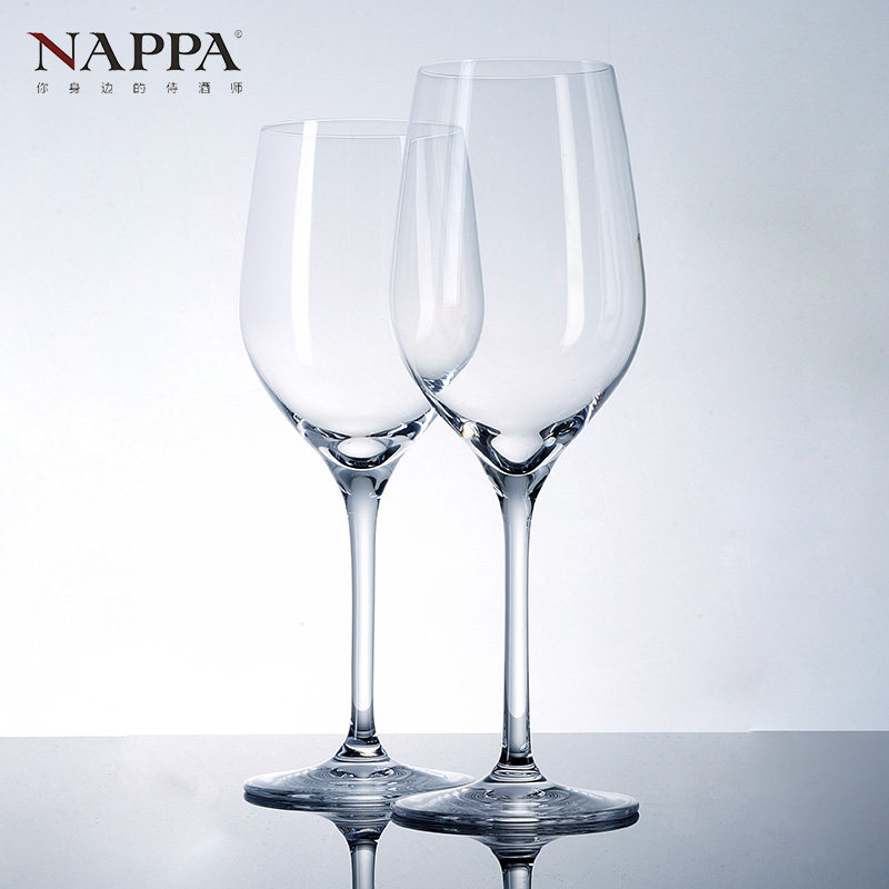 nappa葡萄酒高脚杯红酒酒杯家用进口水晶香槟结婚异形