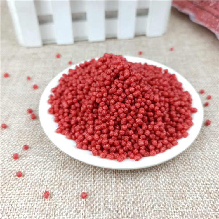 网红荔枝虾球妃子餐饮配料脆花粒红色油炸粒粒其它原料