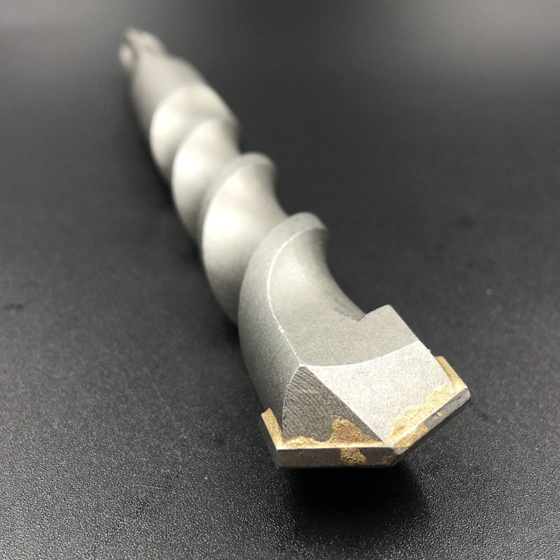 bosch博世电锤钻头 四坑方柄冲击钻u型槽穿墙加长混凝土钻头