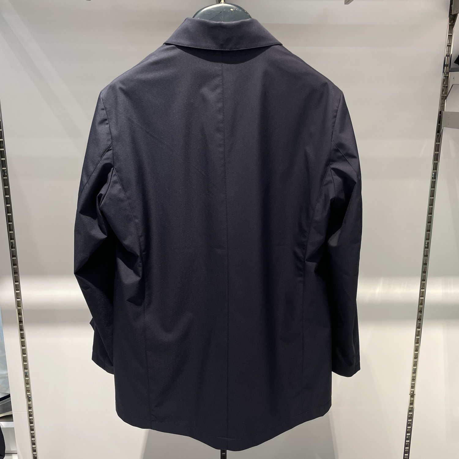 goodluck德国鲨鱼男装2022春装新款翻领拉链蓝风风衣