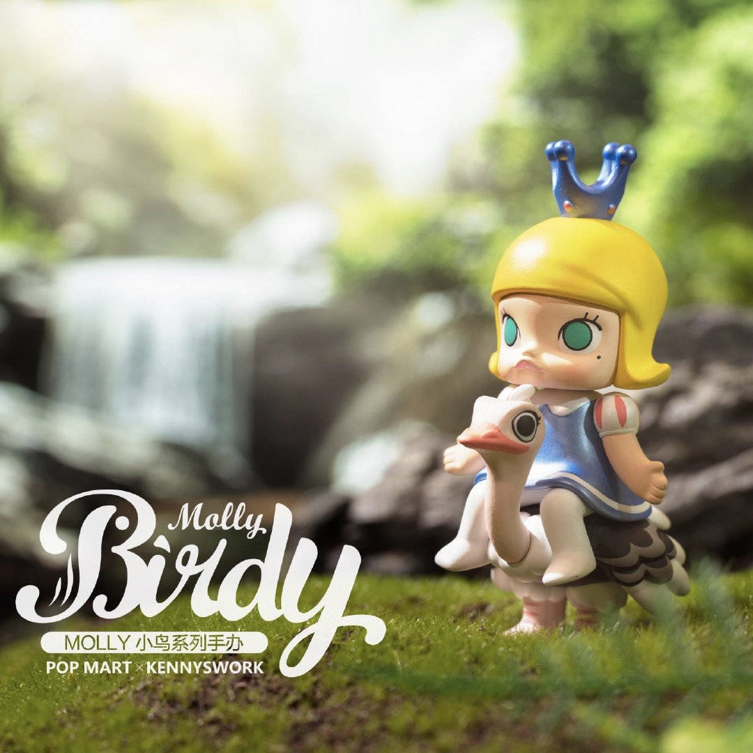 molly小鸟鸟人茉莉泡泡马特popmart盲盒大咀鸵鸟潮玩盲盒