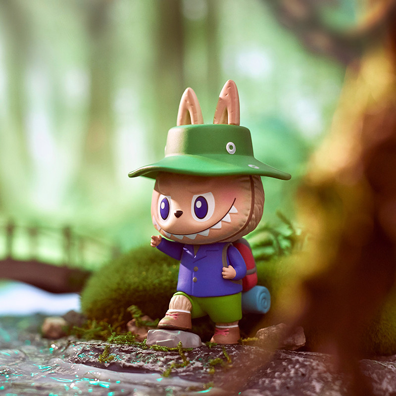 正版包邮泡泡玛特labubu拉布布精灵精灵野外旅行整套潮玩盲盒