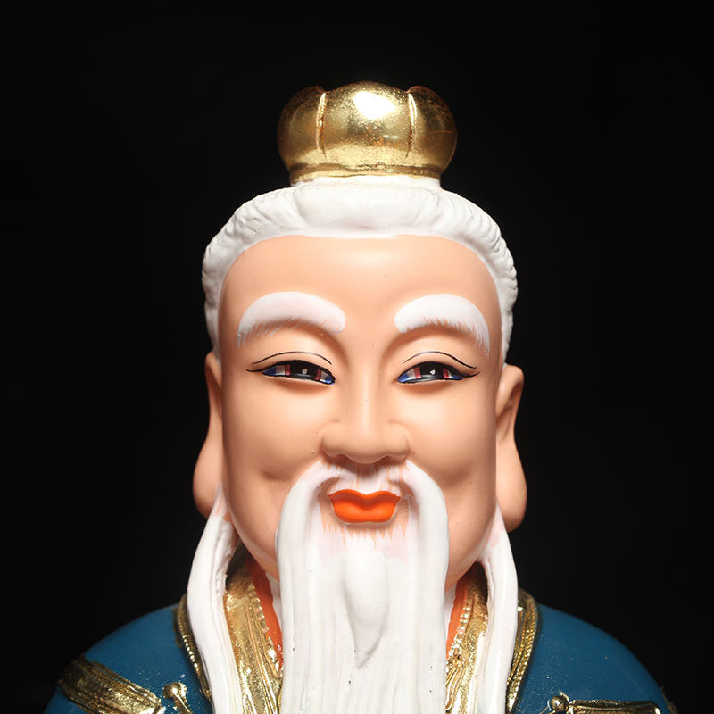 太乙真人神像道教太乙救苦天尊家居供奉青华大帝树脂神像摆件