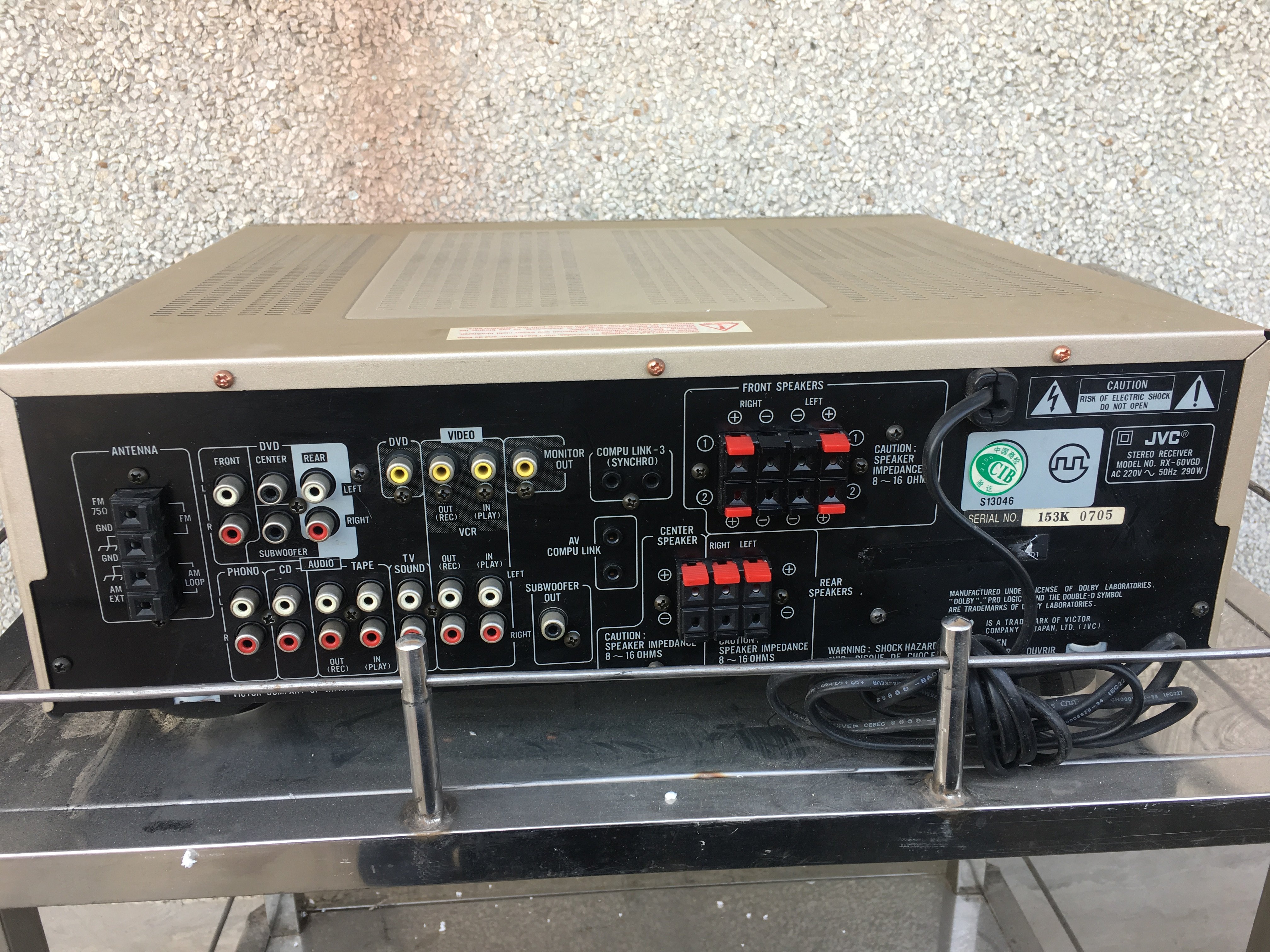 功放日本jvcrx-60v二手家用功放机家庭影院av功放