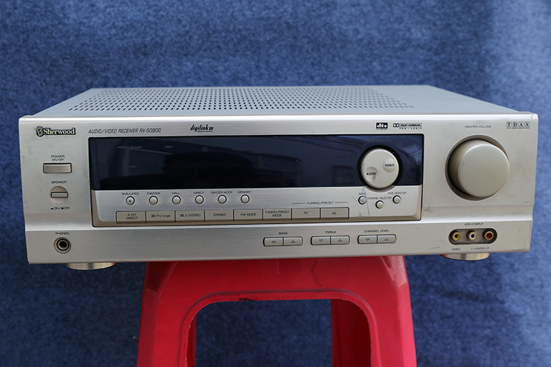 进口二手美国国狮龙功放rv5090r大功率音质声道家用功放