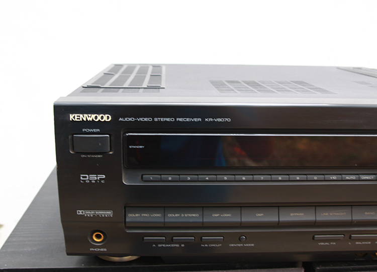 原装日本大功率建伍声道功放v8070家用功放机无修功放