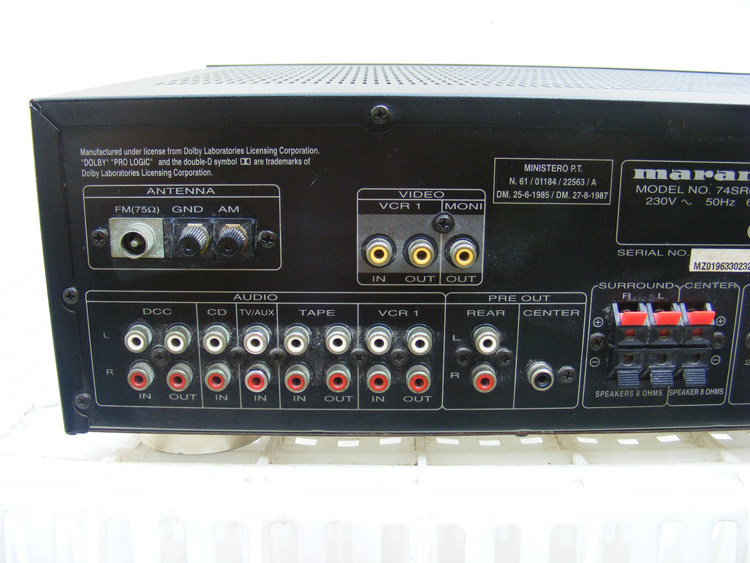 功放日本二手马兰士sr66家庭影院杜比逻辑成色功放