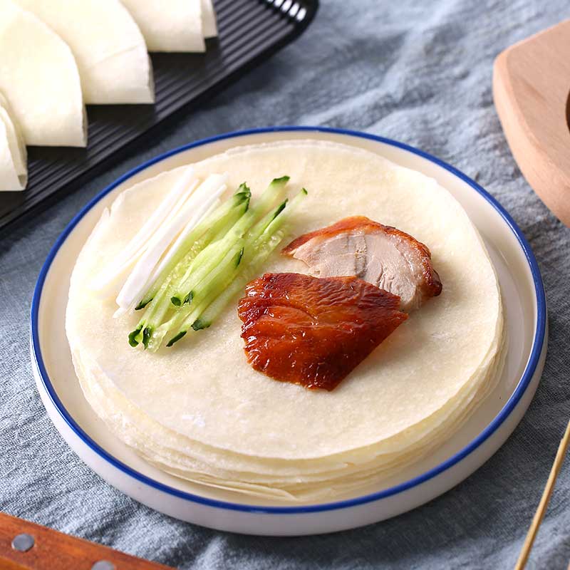 烤鸭北京卷饼薄饼饼皮家用即食面饼整箱包邮手抓饼