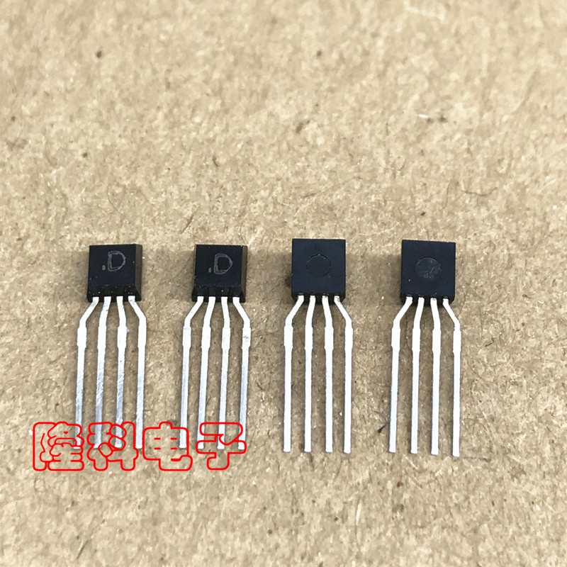 hw300bd进口传感器4脚hw300b感度霍尔元件hw300b磁场传感器