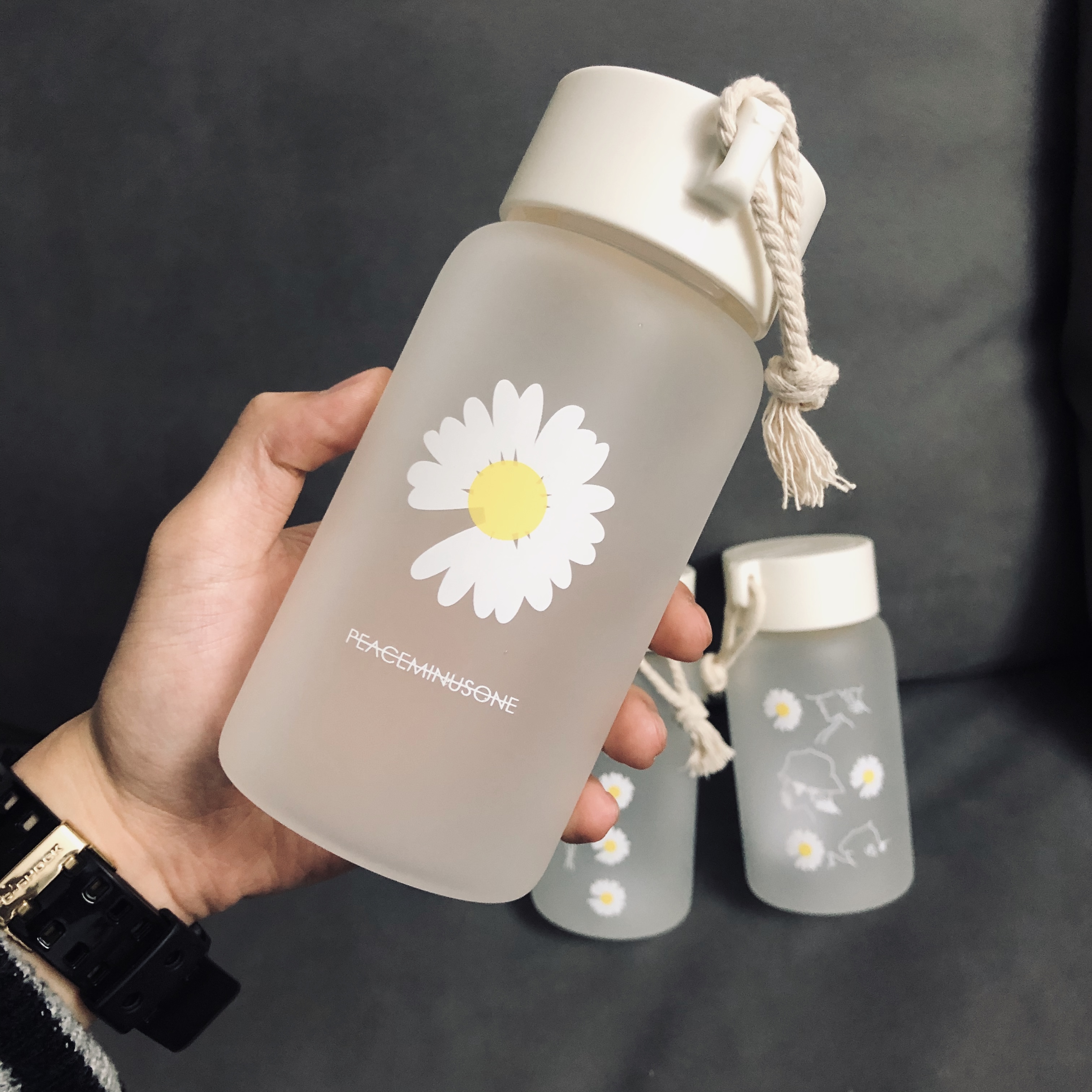 ins少女心玻璃杯女日系小清新学生泫雅韩国水杯网红便携磨砂杯子