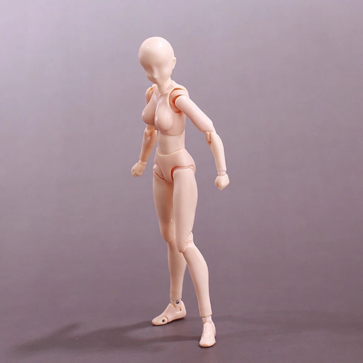 shf动漫绘画男女素体人体模型带武器美术模特关节可动人偶手办